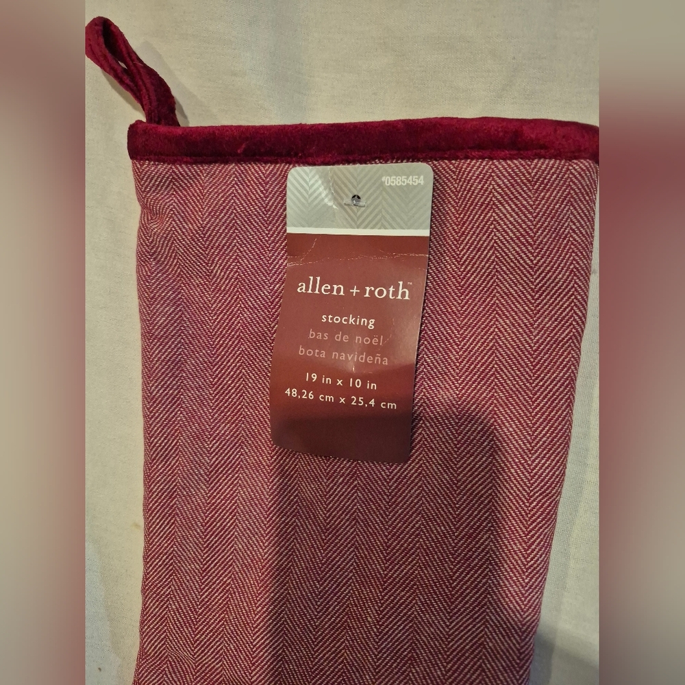 Allen + Roth Red Stocking - Picture 3 of 8